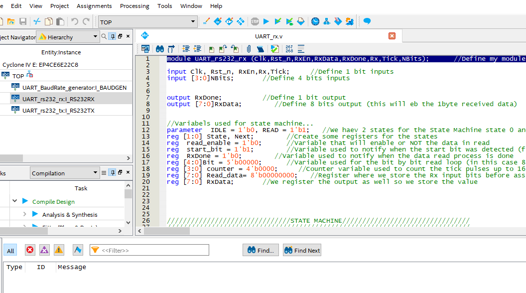 VERILOG 代码 包括UART_baudrate UART_rx  UART_tx 三个逻辑模块