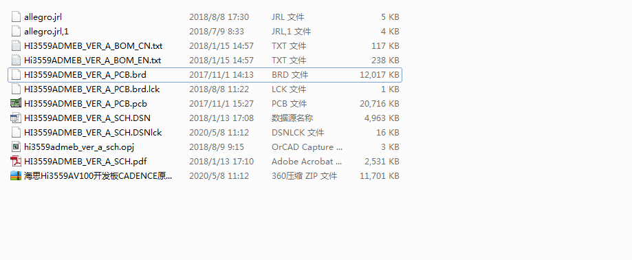 海思Hi3559AV100开发板CADENCE原理图和 PADS9.5 PCB源文件