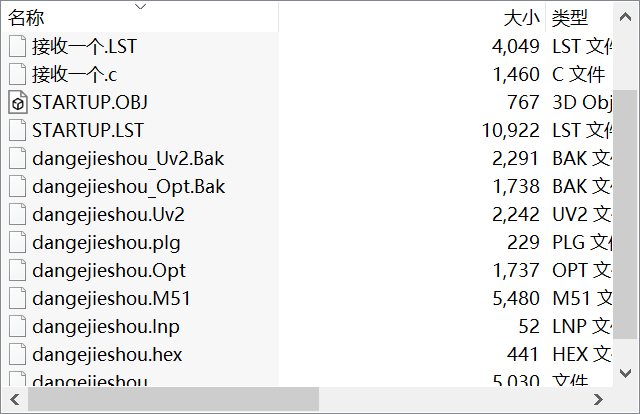 基于c8051f120单片机的串口通信程序，用来接收10个数据.rar