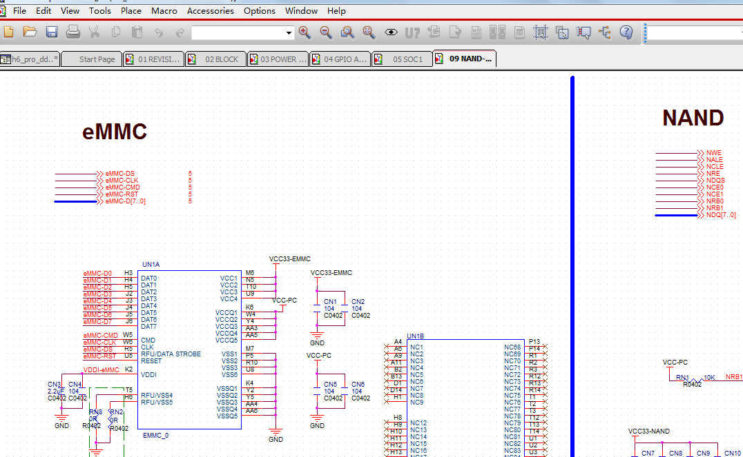 全志H6 开发板评估板 CADENCE_ORCAD硬件原理图+PCB文件