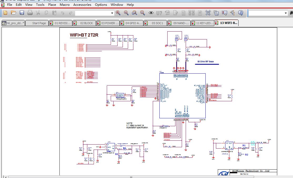 全志H6 开发板评估板 CADENCE_ORCAD硬件原理图+PCB文件