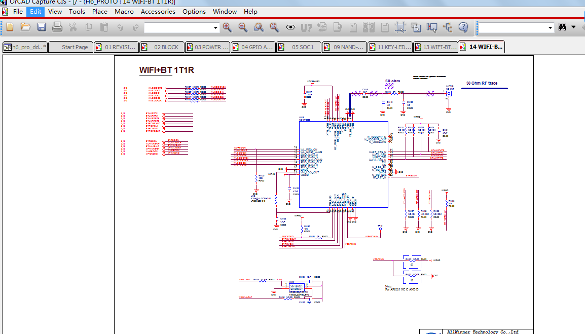 全志H6 开发板评估板 CADENCE_ORCAD硬件原理图+PCB文件