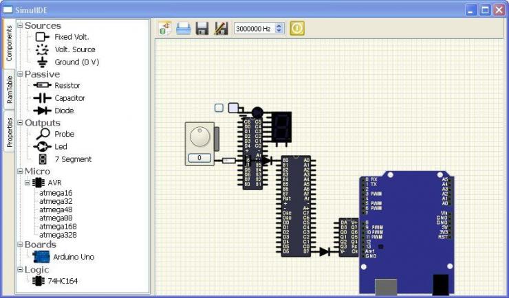 AVR、PIC单片机电路仿真软件 SimulIDE 0.3.10-SR2-Win32