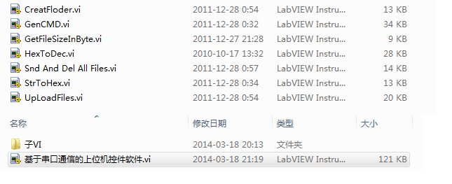 labview的串口通信的上位机控件软件