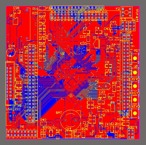 基于STM32的俄罗斯方块设计（源程序 原理图 PCB）