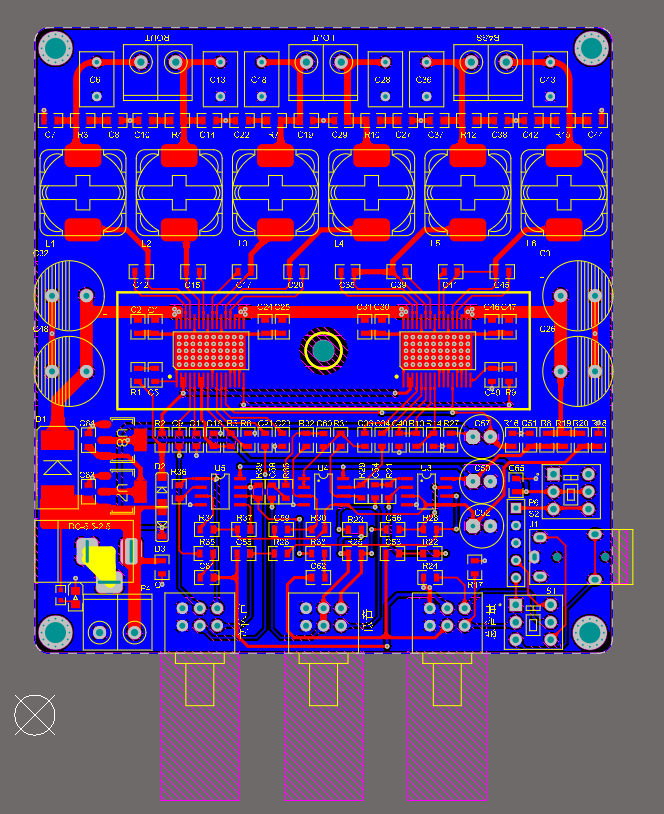 TPA3116D2数字蓝牙功放板，包含PCB、原理图及相关封装，可直接打板