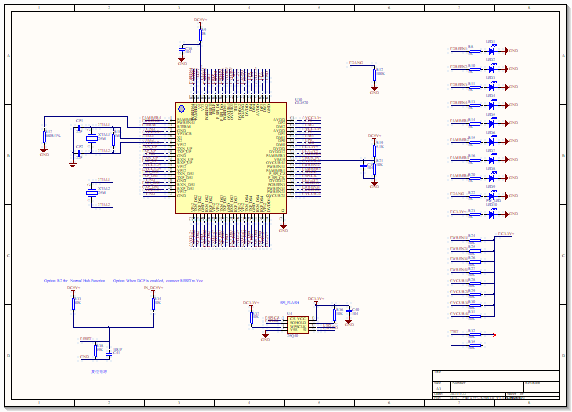 USB3.0集线器电路模块GL3520（包含原理图 PCB）