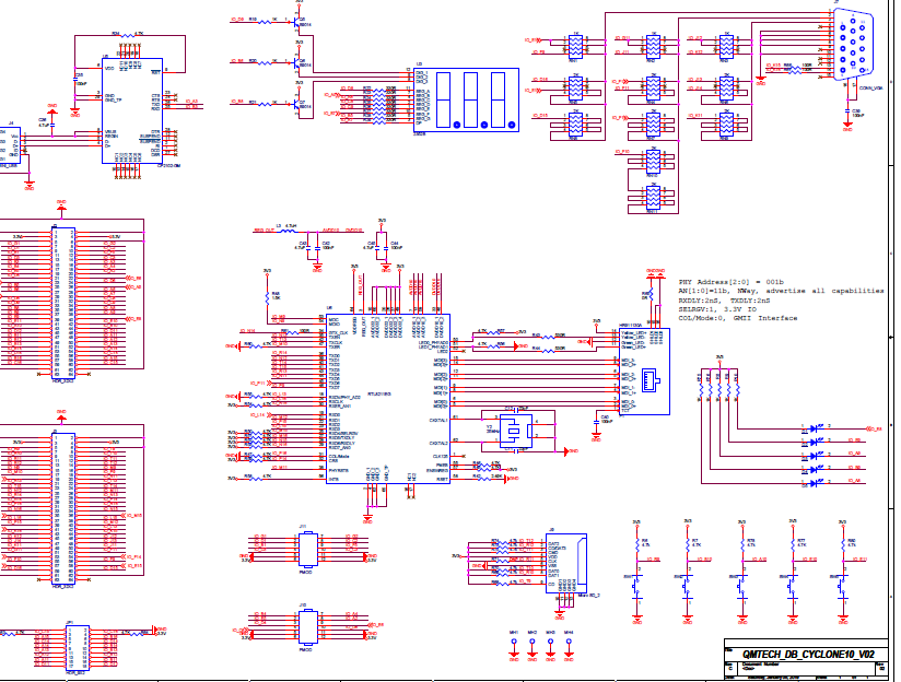 Altera(Intel)_Cyclone10_10CL006开发板资料硬件参考设计+逻辑例程