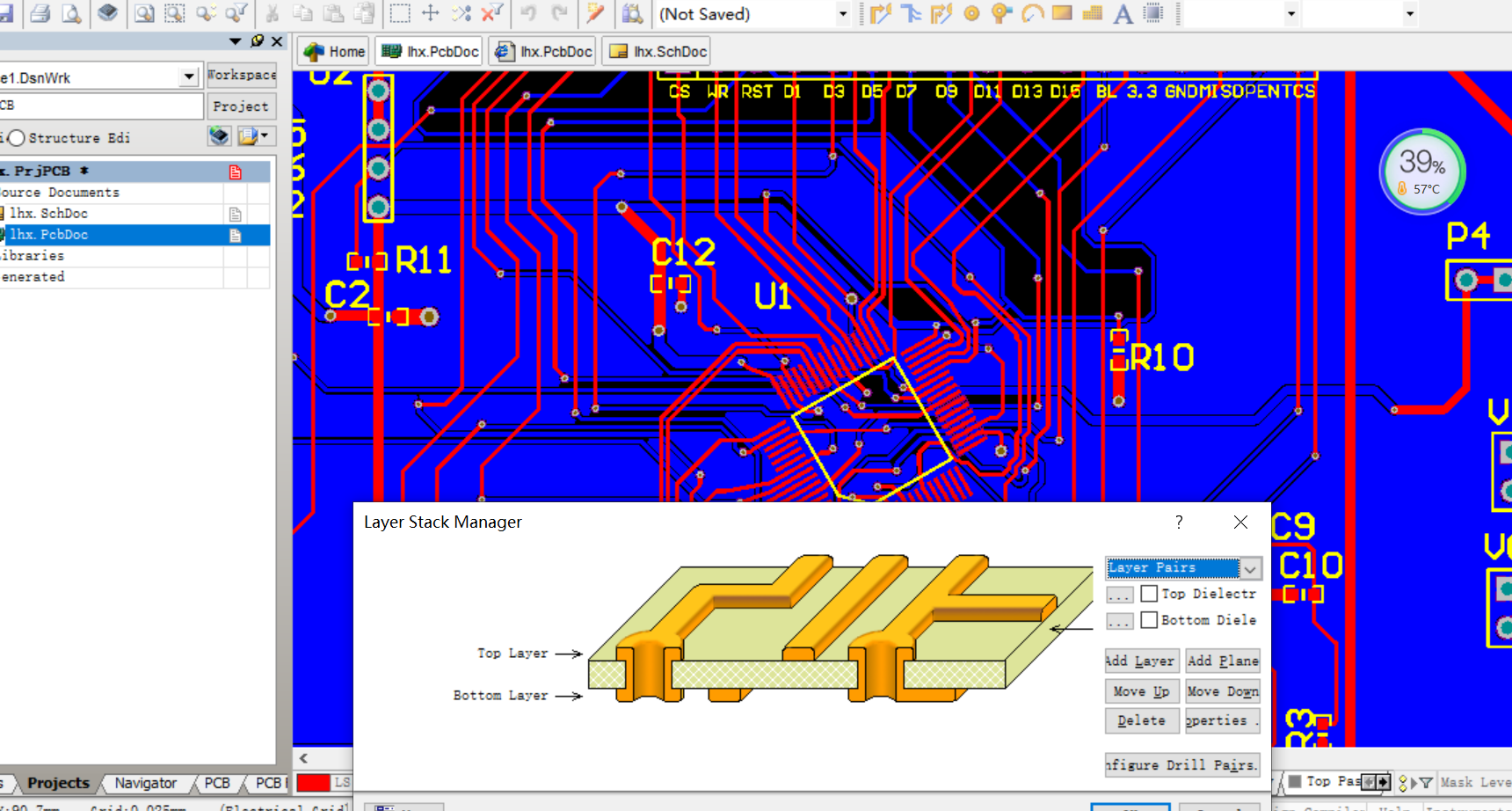 STM32F103空气净化器AD设计硬件原理图+PCB+软件程序源码