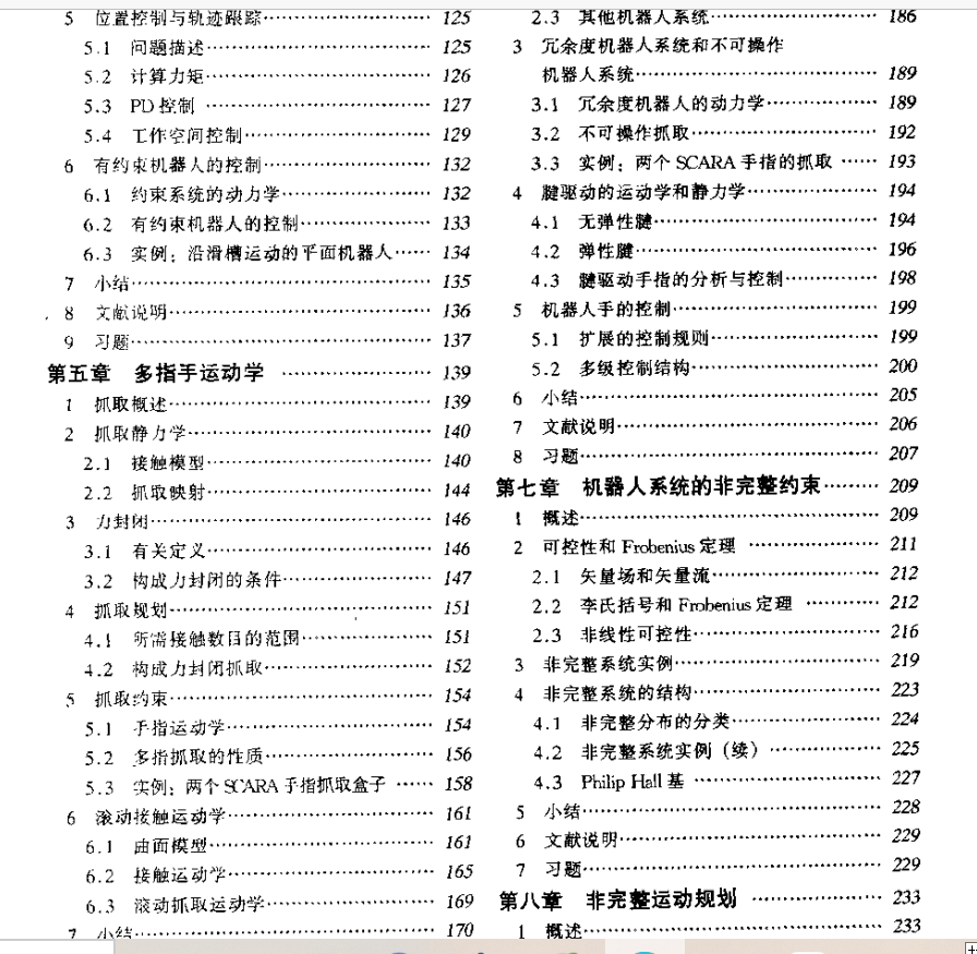 电子书-机器人操作的数学导论309页