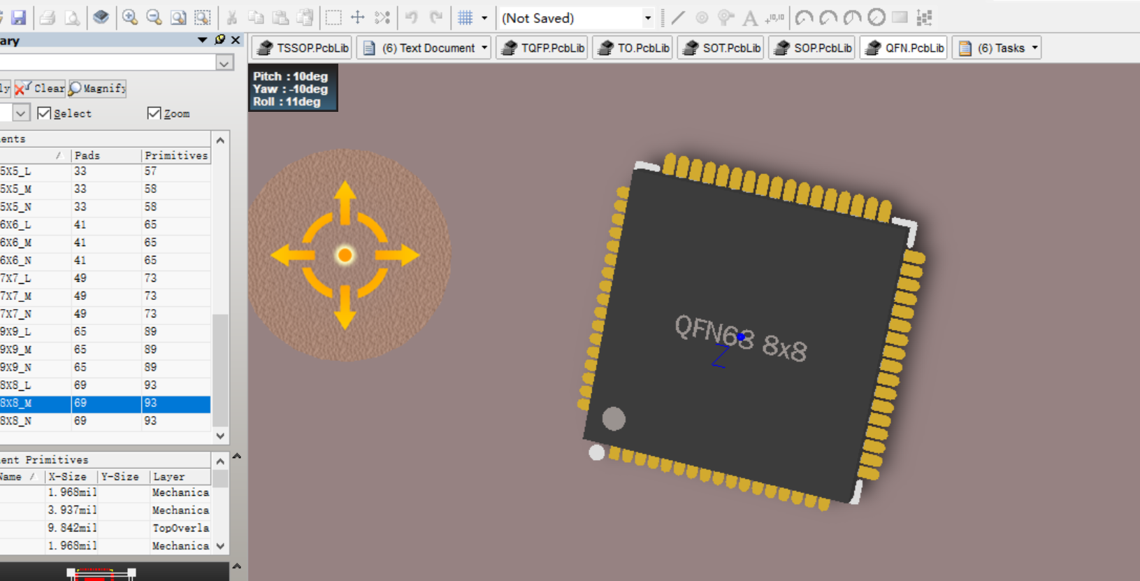 QFN10 QFN14 QFN20 QFN32封装Altium Designer AD PCB封装库