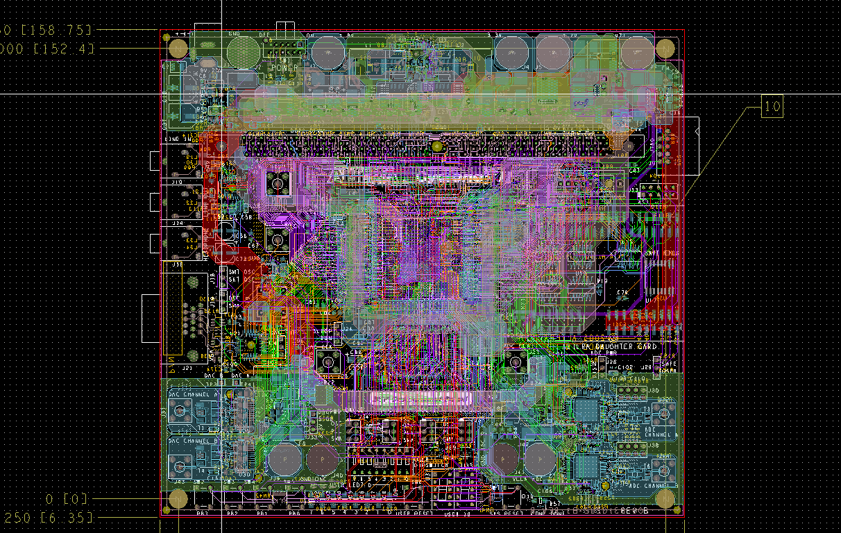 12层设计EP2C35F672  FPGA开发板Cadence Allegro PCB 设计文件