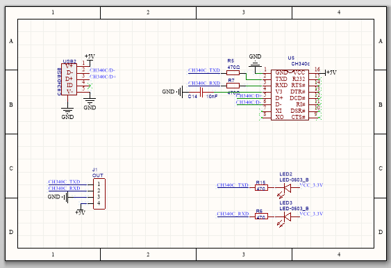 超小的USB转TTL模块（包括原理图 PCB等）