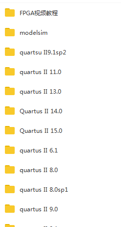 FPGA、CPLD视频教程和软件资料 67G，VHDL、Quartus资源