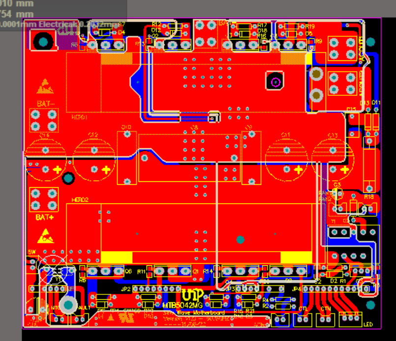 TDS1093主控4.5kW逆变电源protel设计硬件原理图和PCB文件