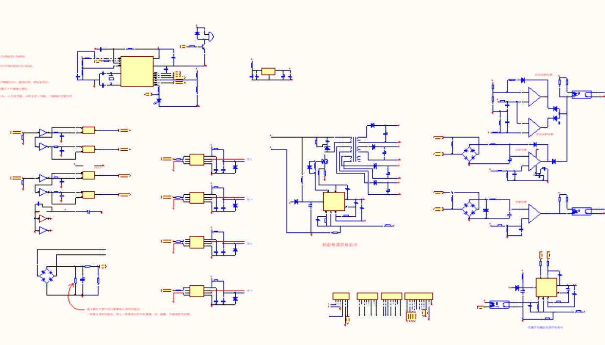 TDS1093主控4.5kW逆变电源protel设计硬件原理图和PCB文件