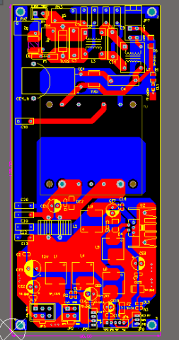 DC110V转12V5V电源板AD设计硬件原理图+PCB+BOM 文件